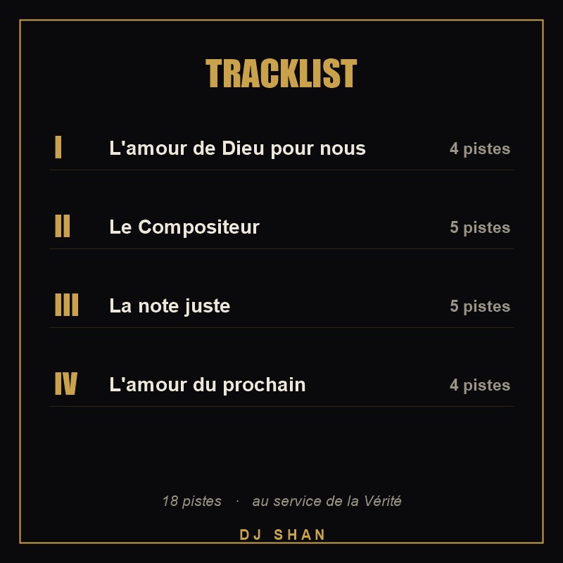 Tracklist Gospel